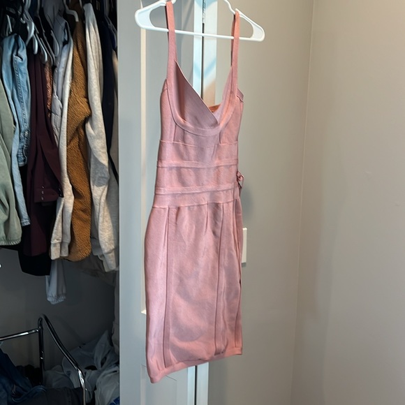 Amazon Dresses & Skirts - Amazon Meilun Pink Bondage Rayon Dress, worn once